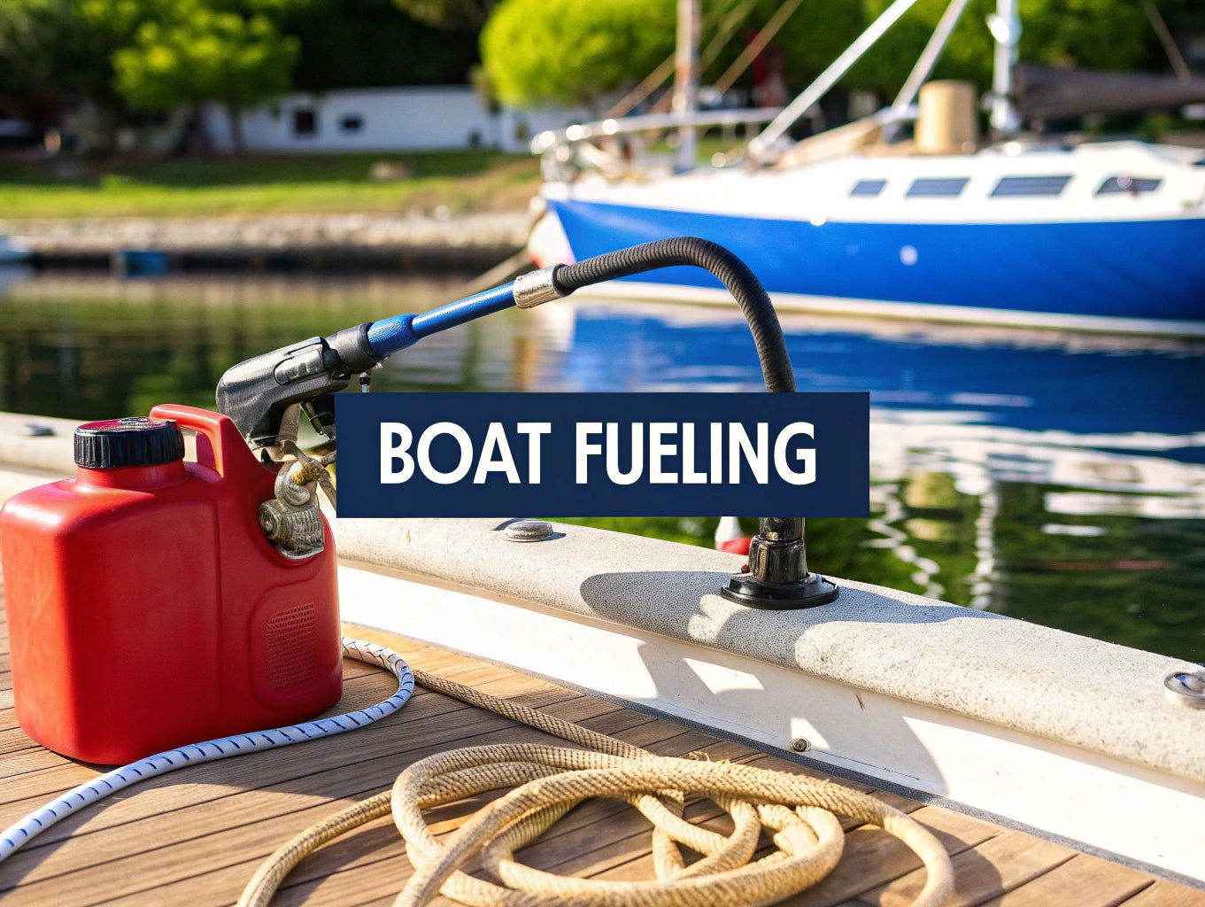 Using a Hand Pump Gas Can for Your Boat
