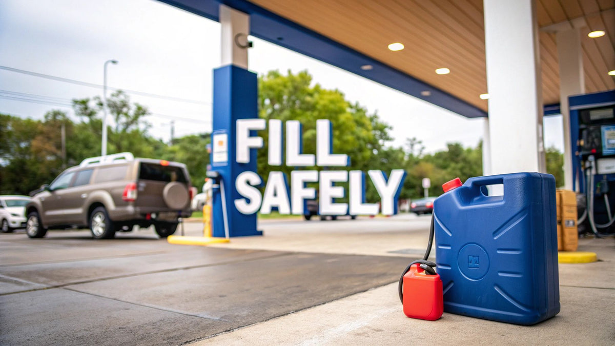 Where Should Portable Gas Tanks Be Filled