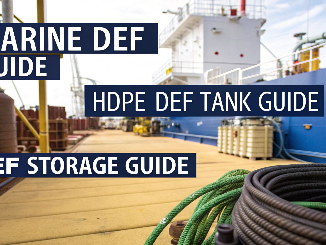 Marine Diesel Exhaust Fluid Storage Tanks Guide