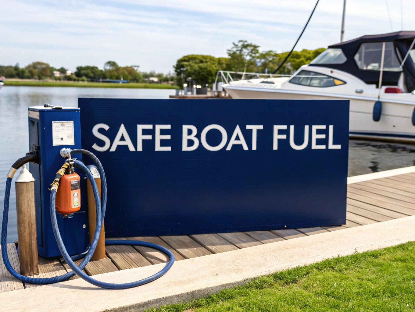 Safe Boat Fueling with a Pump Gas Can