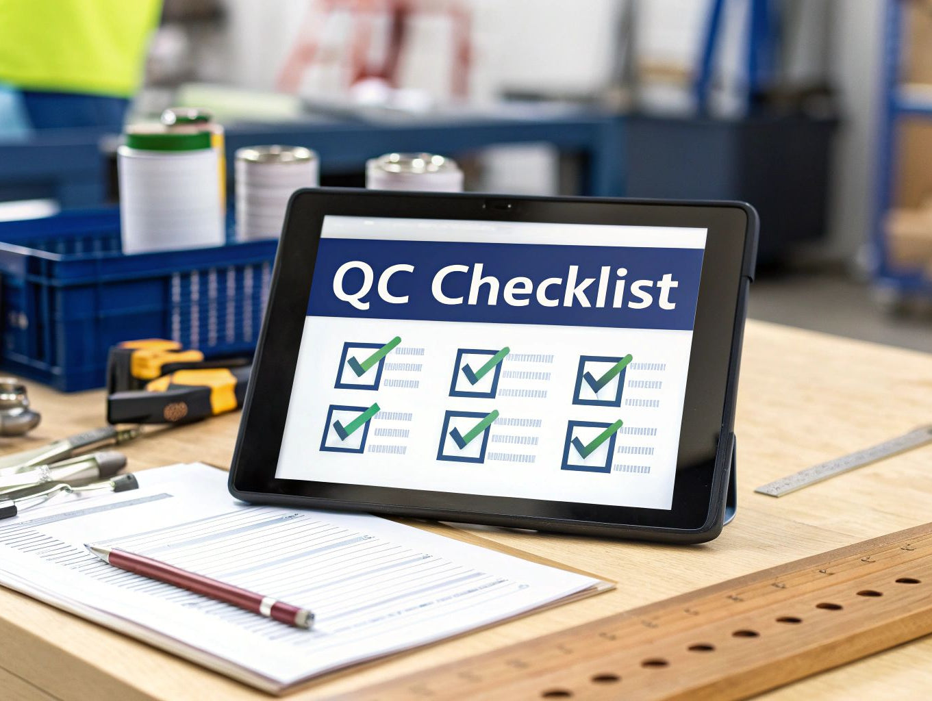 Create a Better Quality Control Checklist Template
