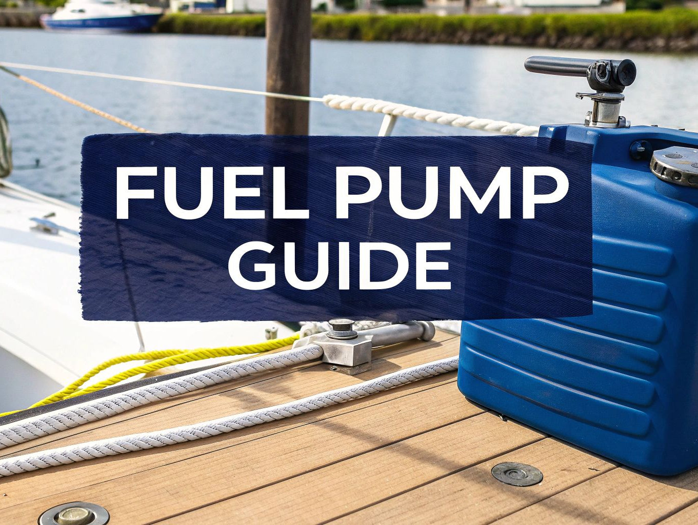 A Boater’s Guide to the Fuel Tank with Hand Pump