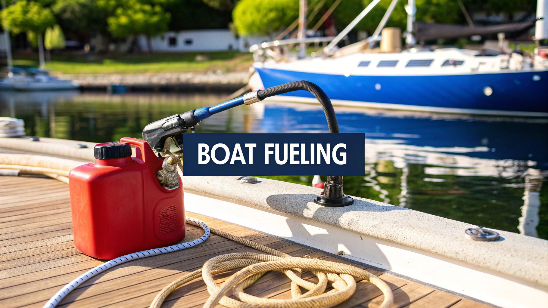 Using a Hand Pump Gas Can for Your Boat