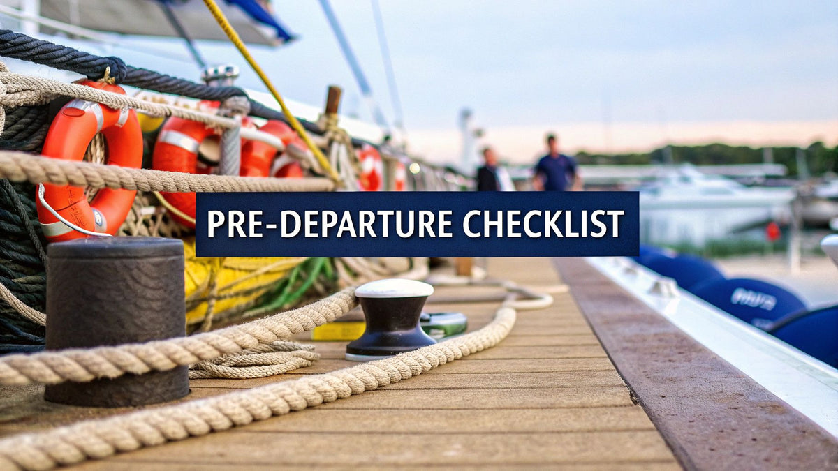 The Ultimate 7-Point Boat Pre Departure Checklist for 2025 – CLiX Fueling