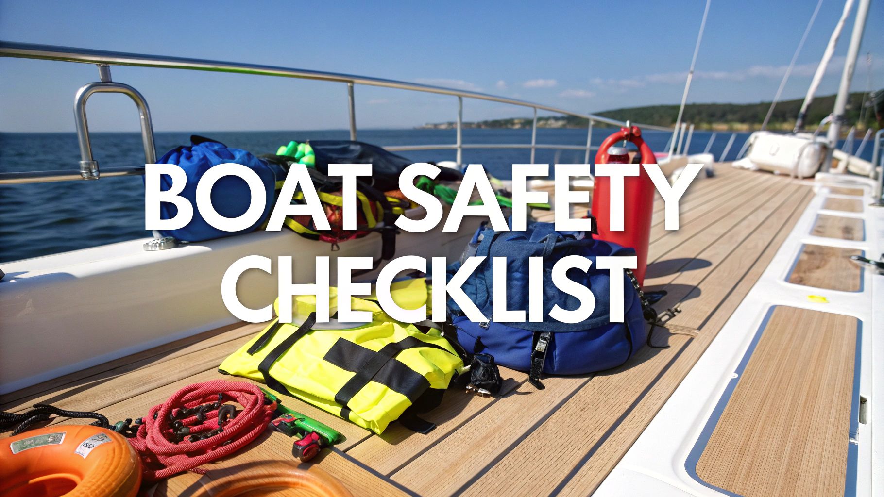 Your Ultimate Boat Safety Equipment Checklist for 2025