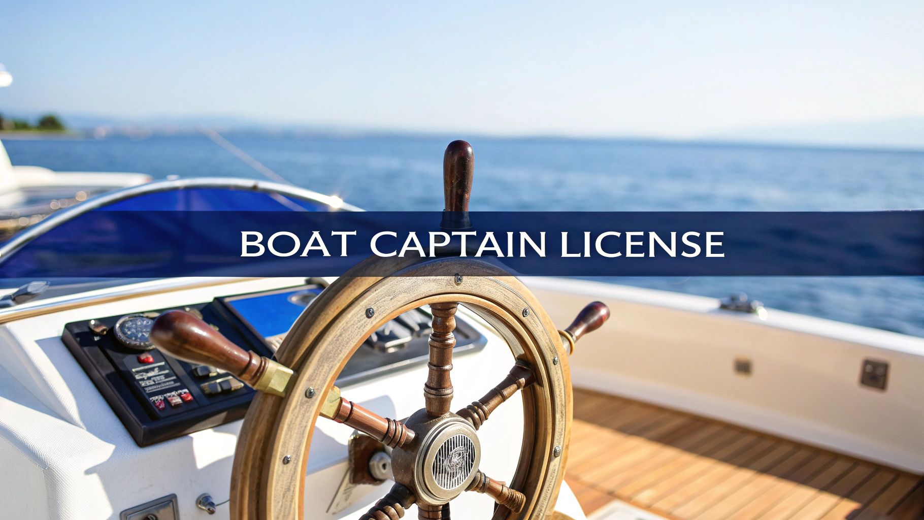 Your Guide to Boat Captain License Requirements