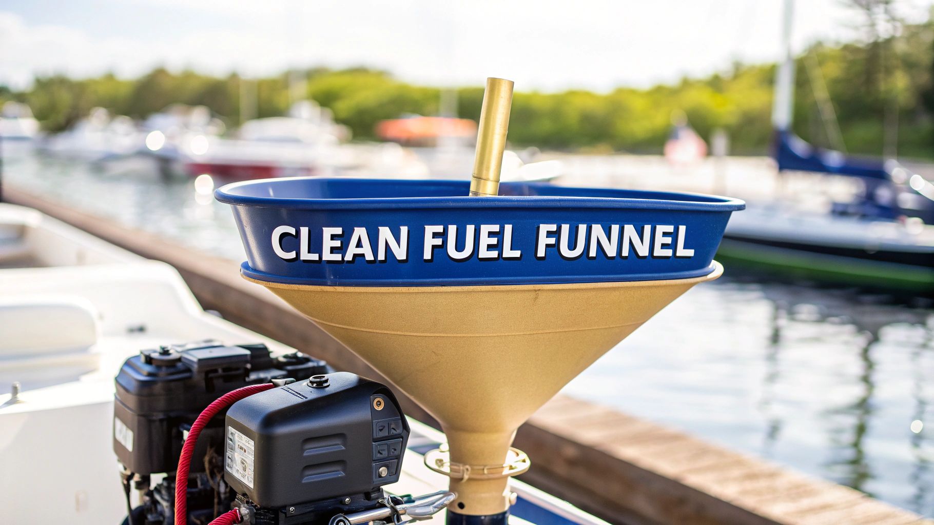 Using a Fuel Funnel With Filter for a Healthy Engine