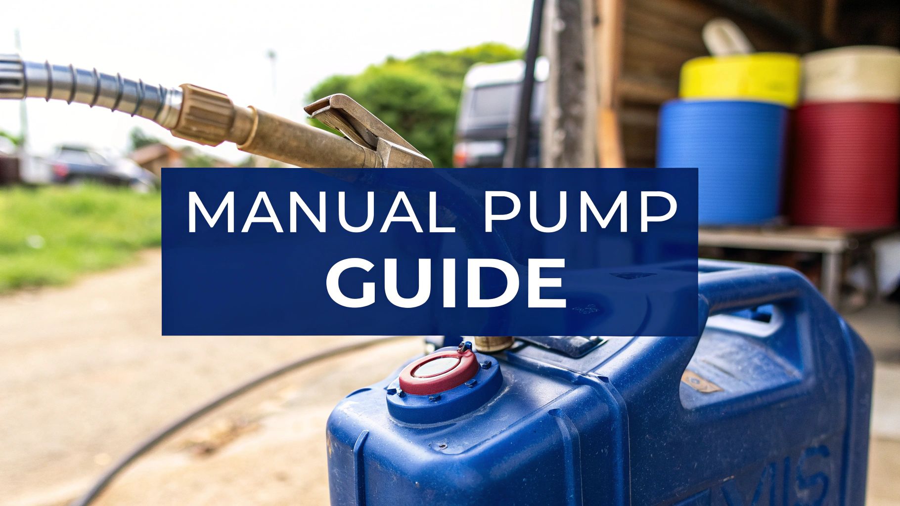 Your Guide to Manual Gasoline Transfer Pumps