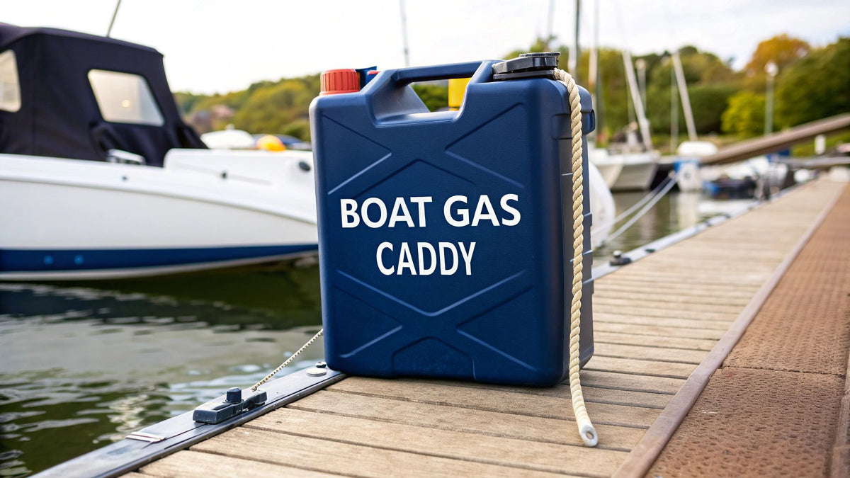 Gas Caddy for Boat: Safe Fuel Storage & Easy Refueling – CLiX Fueling
