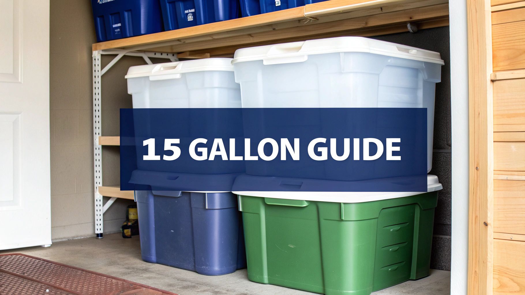 Choosing the Best 15 Gallon Storage Containers