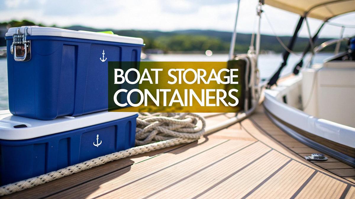 Outdoor Boat Storage Containers