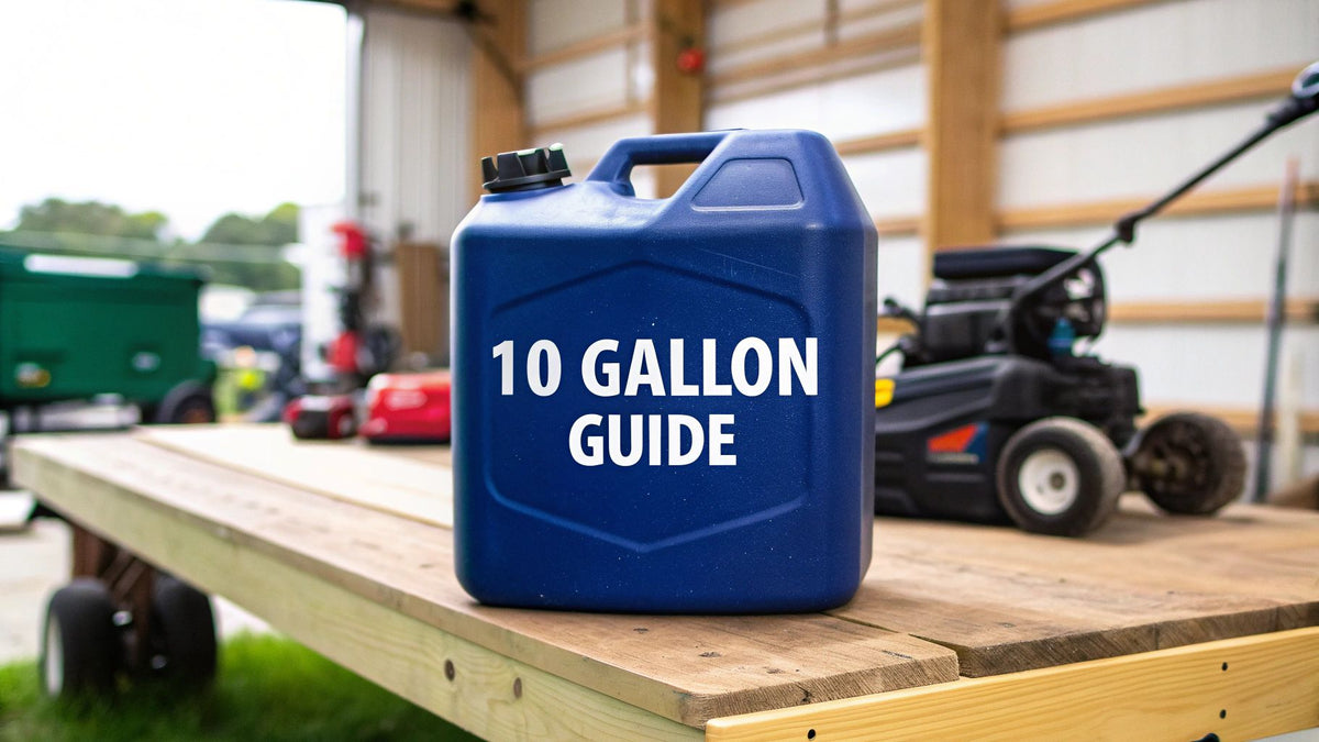 Choosing Your 10 Gallon Gas Container – CLiX Fueling