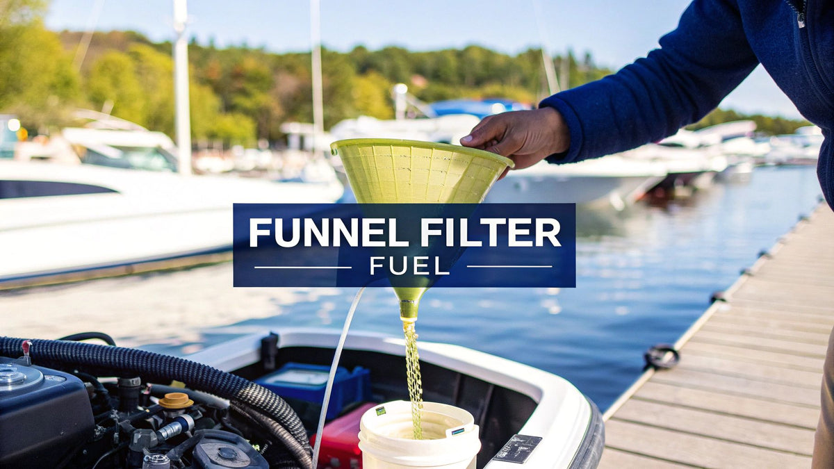 Funnel Filter Fuel: Essential Guide for Clean Boat Engines – CLiX Fueling