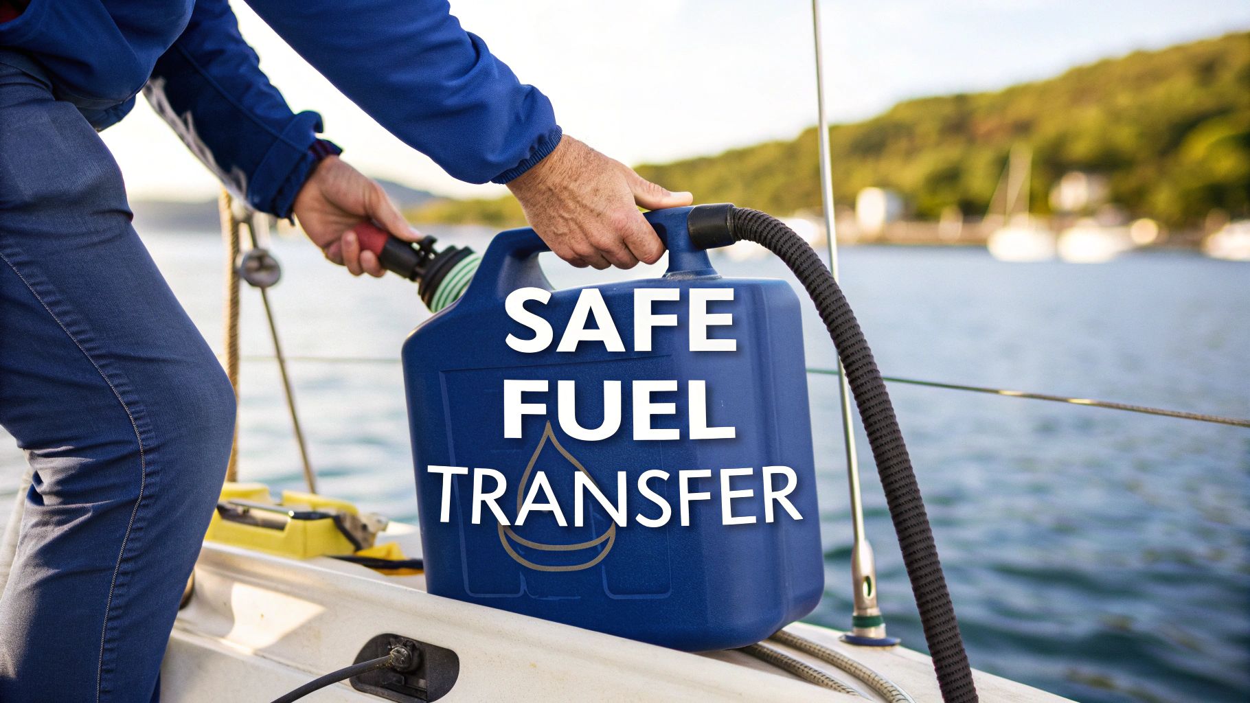 A Boater’s Guide to Hand Pump Fuel Transfer Without Spills