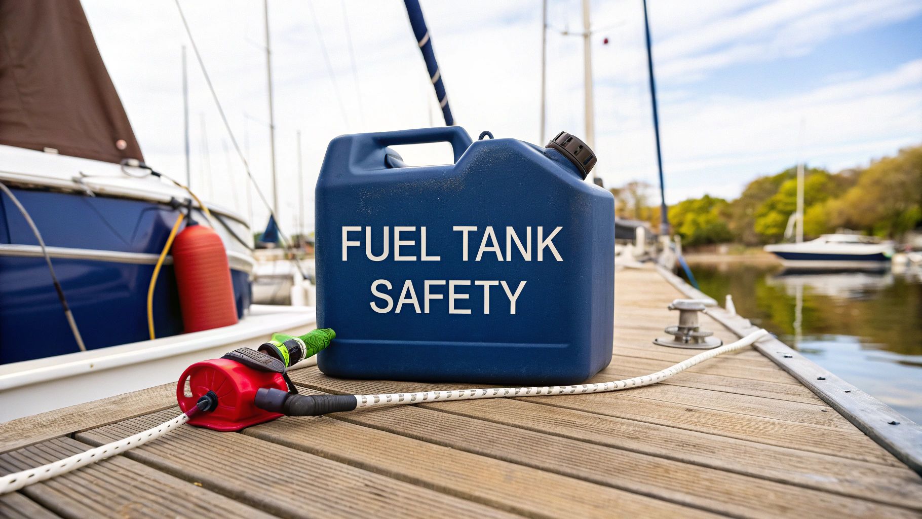 A Boater’s Guide to Portable Gasoline Tank Safety and Use
